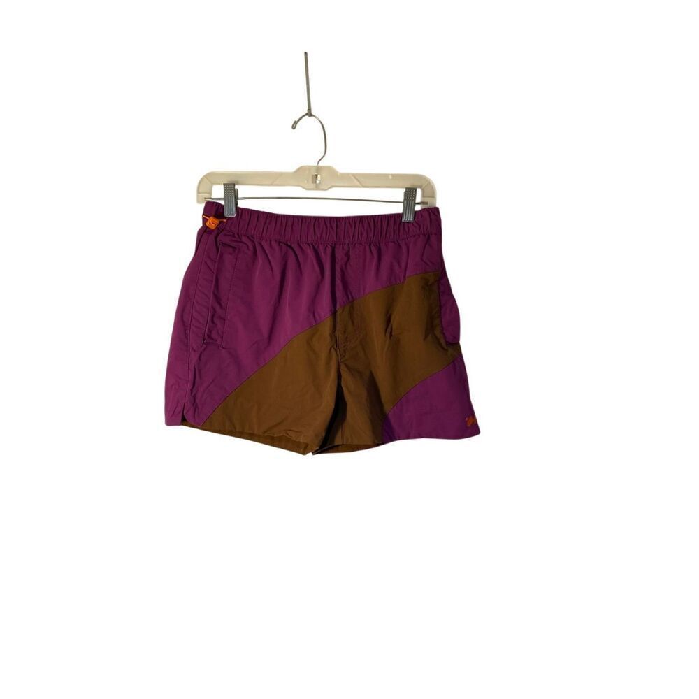 Without walls women’s purple and brown nylon trail shorts S